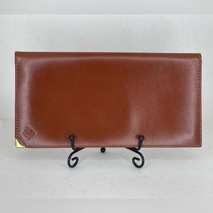 (MT08) Authentic Pre-Loved LOEWE Bi-fold/Checkbook Wallet